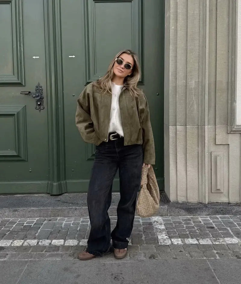 Lightweight Casual Women's Military Jacket